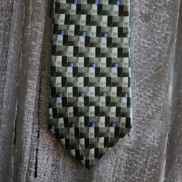 Set Of 4 Geoffrey Beene Mens Silk Neck ties Multicolor  American Greetings - Picture 10 of 16